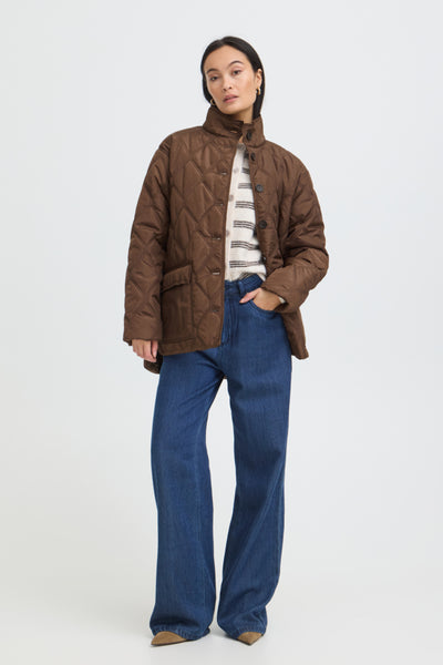 Agate Quilted Jacket (Rain Drum)