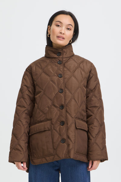 Agate Quilted Jacket (Rain Drum)