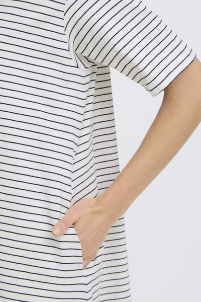 Feba Cotton Dress (Stripe)