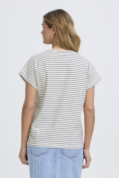 Feba Cotton T-Shirt (Stripe)