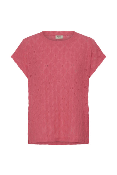 Mira Eyelet Top (Honeysuckle)