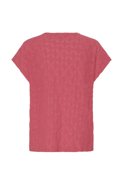 Mira Eyelet Top (Honeysuckle)