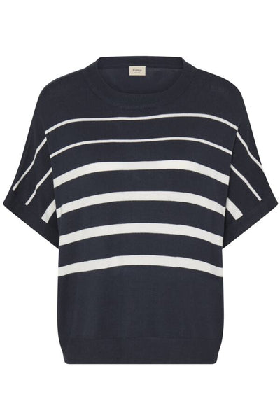 Mary Short Sleeve Sweater (Navy)