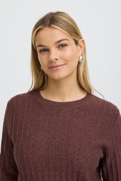 Vanessa Cotton Pullover (Rum Raisin)