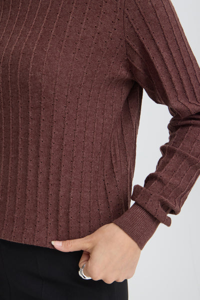 Vanessa Cotton Pullover (Rum Raisin)