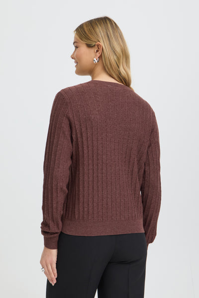Vanessa Cotton Pullover (Rum Raisin)