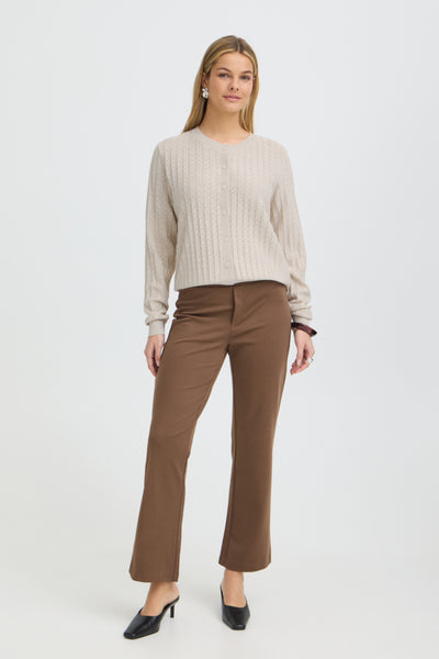 Vanessa Cotton Cardigan (Oatmeal)