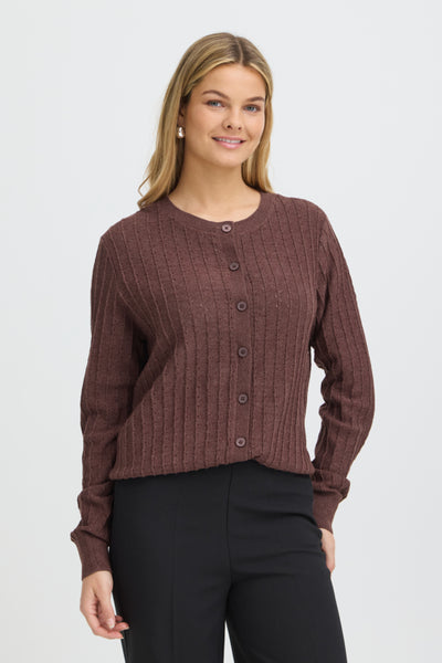 Vanessa Cotton Cardigan (Rain Drum)