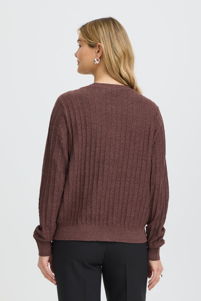 Vanessa Cotton Cardigan (Rain Drum)
