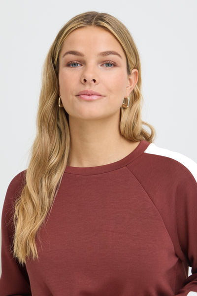 Aurora Sweater (Rum Raisin Stripe)