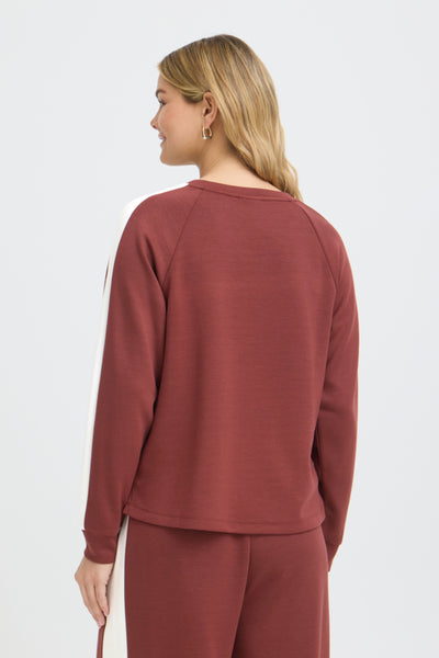 Aurora Sweater (Rum Raisin Stripe)