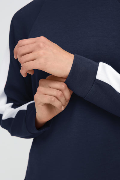 Aurora Sweater (Navy Stripe)
