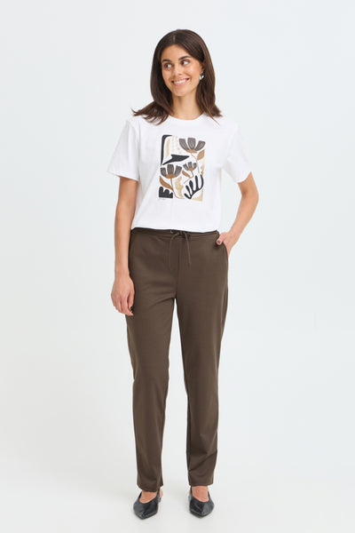 Zaline Straight Pant (Hot Fudge)