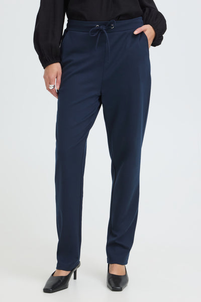 Zaline Straight Pant (Navy)