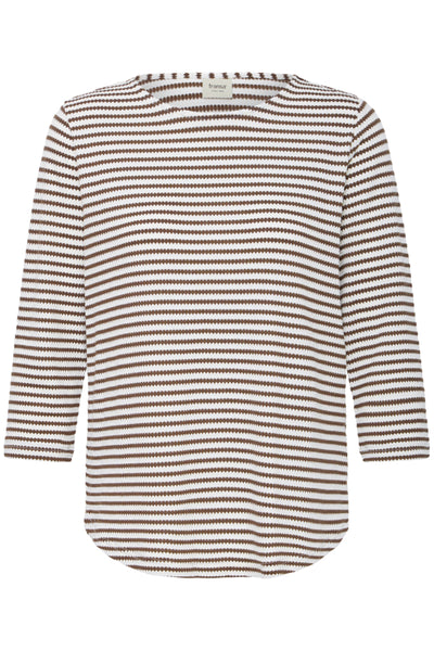 Jade Top (Rum Raisin Stripe)