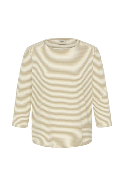 Jorelia 3/4 Sleeve Top (Fig Green)