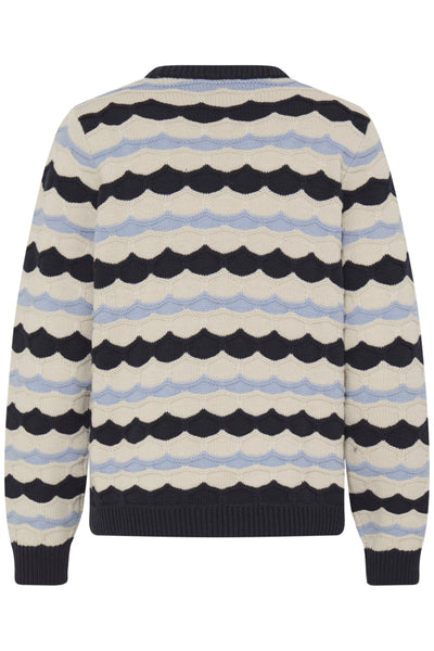 Katja Cotton Blend Sweater (Salute Blue)
