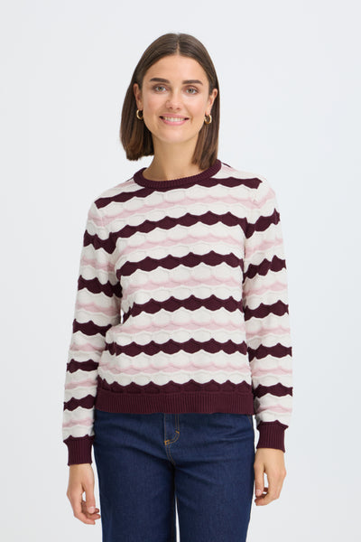 Katja Cotton Blend Sweater (Port Royale)