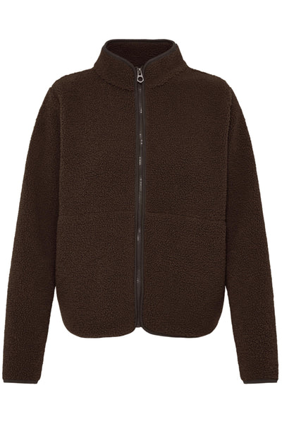 Tenya Teddy Zip Jacket (Hot Fudge)
