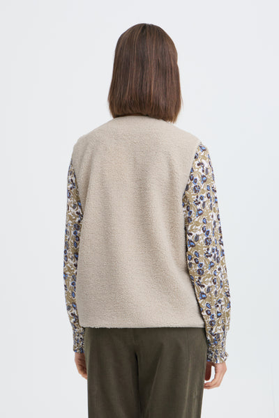 Tenya Teddy Vest (Pumice Stone)