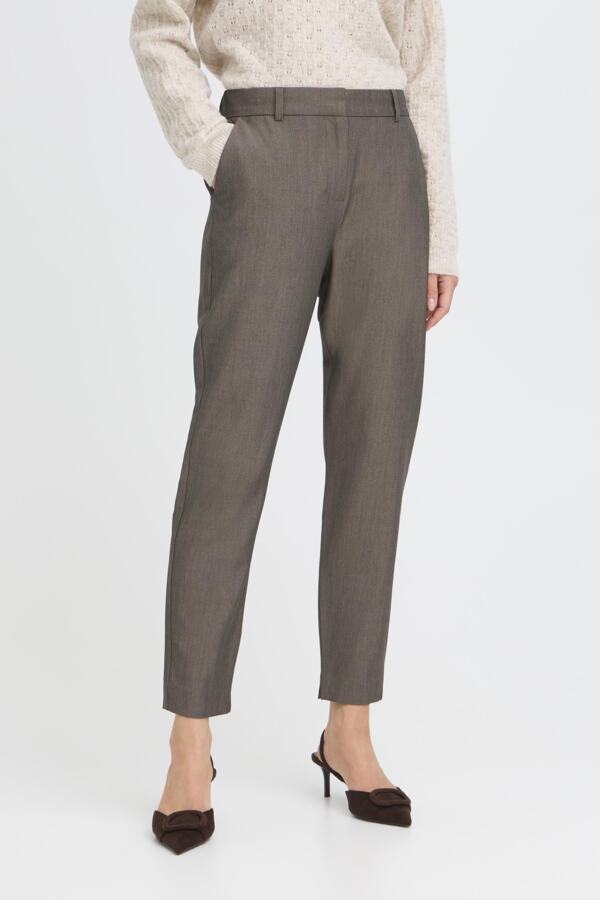 Danta Crop Pant (Walnut Melange)