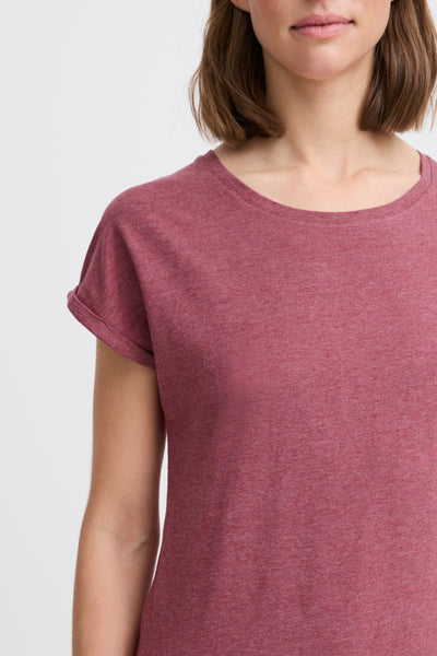 Pamila T-Shirt (Roan Rouge Melange)