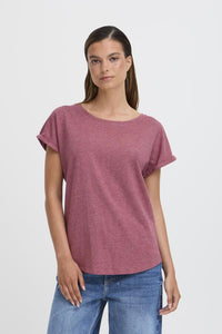 Pamila T-Shirt (Roan Rouge Melange)
