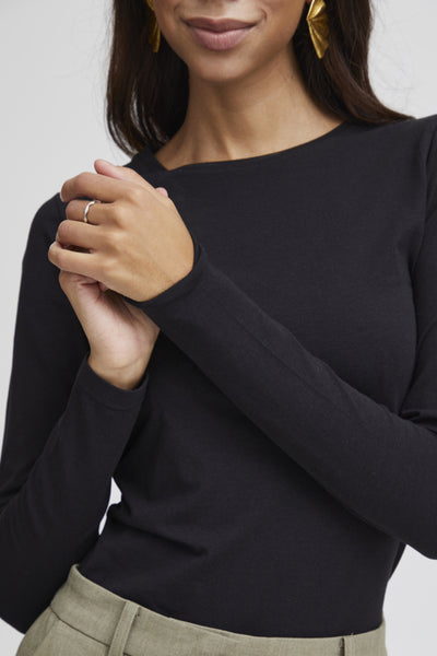 Pamila Long Sleeve Tshirt (Black)