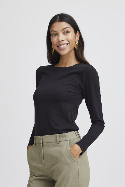 Pamila Long Sleeve Tshirt (Black)