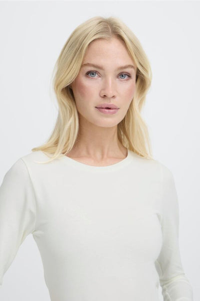 Pamila Long Sleeve Tshirt (Off White)