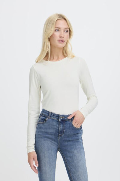 Pamila Long Sleeve Tshirt (Off White)