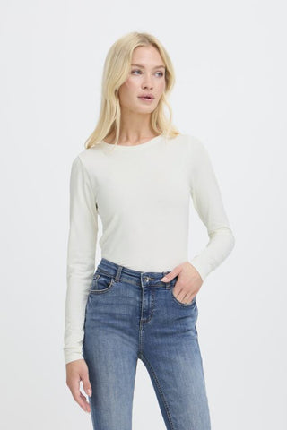 Pamila Long Sleeve Tshirt (Off White)