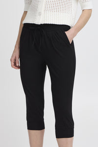 Pandina Casual Cotton Capri (Black)