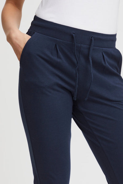 Pandina Casual Cotton Capri (Navy)