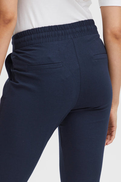 Pandina Casual Cotton Capri (Navy)