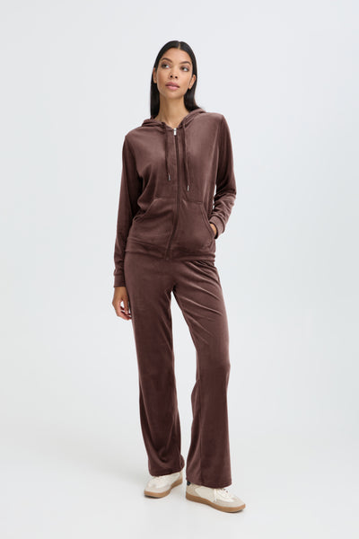 Mitza Velour Hoodie and Pant Set (Java)