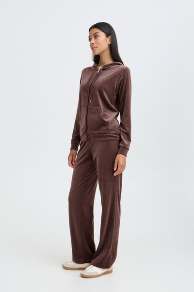 Mitza Velour Hoodie and Pant Set (Java)