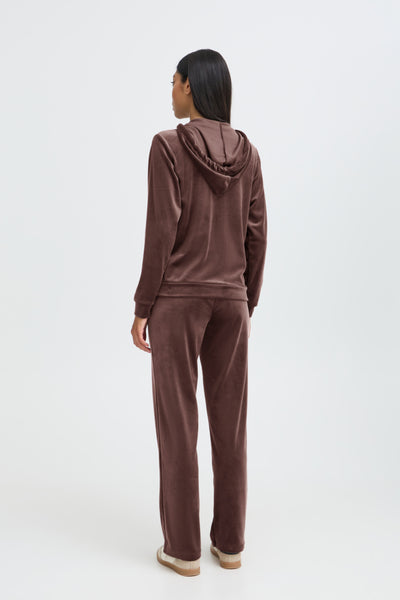 Mitza Velour Hoodie and Pant Set (Java)