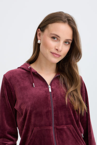 Mitza Velour Hoodie and Pant Set (Fig)