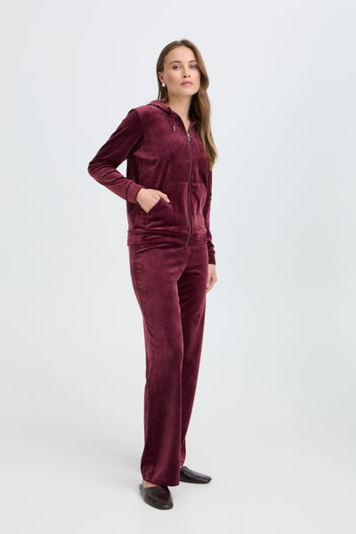 Mitza Velour Hoodie and Pant Set (Fig)