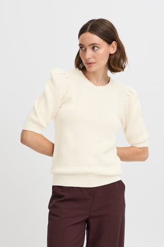 Mikala Cotton Sweater (Cream)