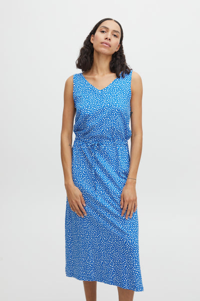 Pandina String Blue Dot Dress