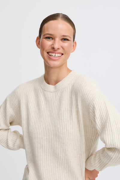 Onema Ribbed Pullover (Birch Melange)