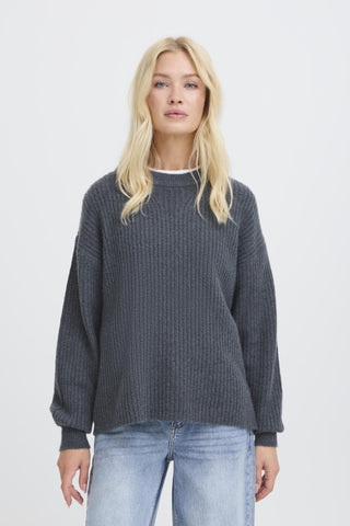 Onema Ribbed Pullover (Grey)