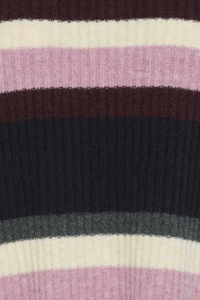 Onema Ribbed Pullover (Burgundy Mix)