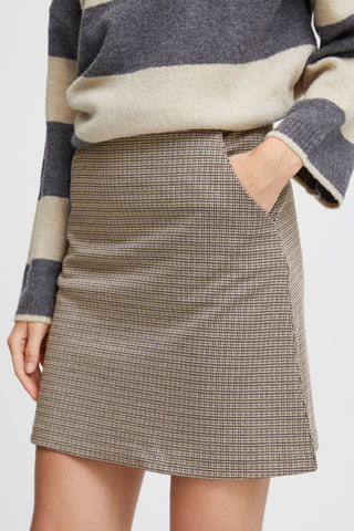 Ravna Houndstooth Skirt