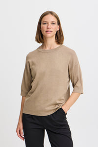 Morla Knit Top (Sepia Tint)