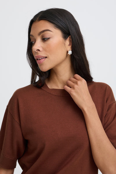 Morla Knit Top (Smoked Paprika)