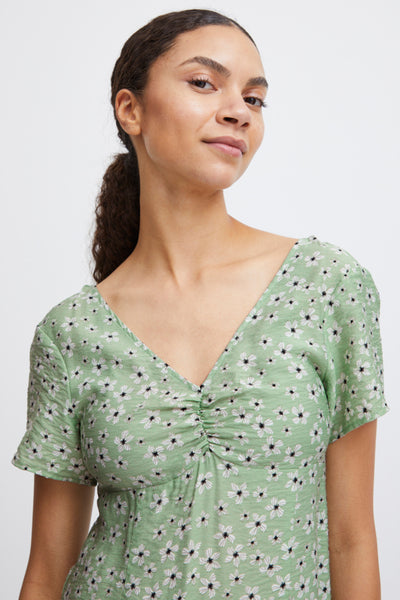 Bano Floral Dress (Green)