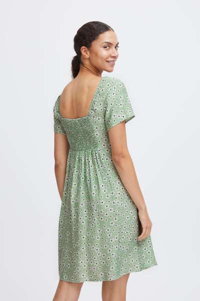 Bano Floral Dress (Green)